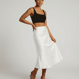 Jupe Midi Luna Blanche