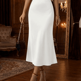 Jupe Midi Luna Blanche
