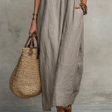 Robe Maxi à Volants Femme