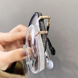 Lunettes Lecture Sans Monture Anti-Lumière Bleue Verres Progressifs