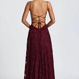 Robe Maxi Fleurie Bretelles Fines