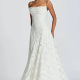 Robe Maxi Fleurie Bretelles Fines