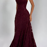 Robe Maxi Fleurie Bretelles Fines