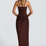 Robe Maxi Moulante Dos Nu