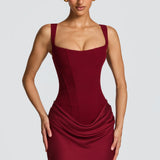 Robe Maxi Moulante Dos Nu