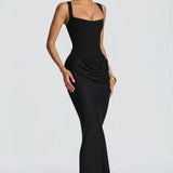 Robe Maxi Moulante Dos Nu